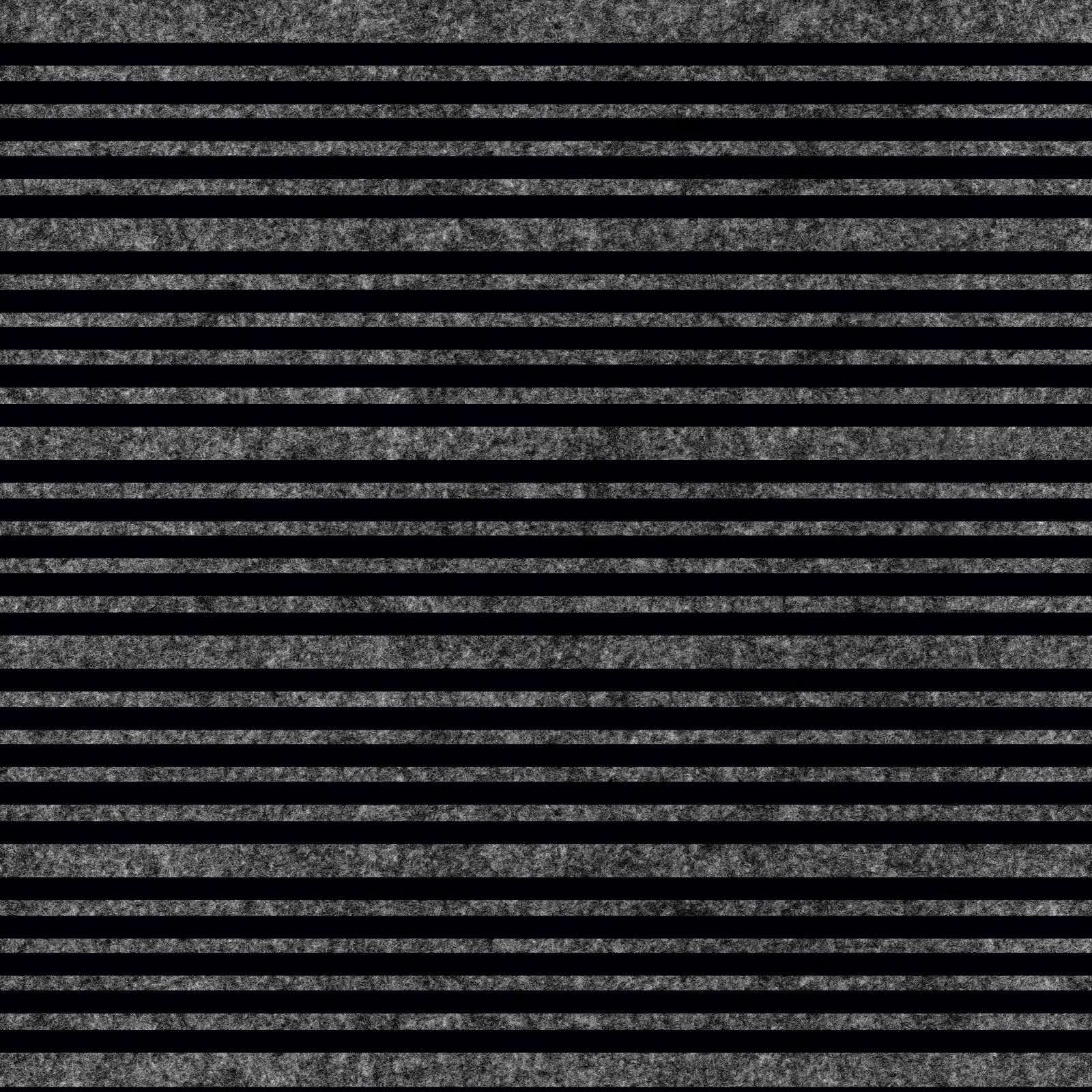 Florenz Stripe - Melange mit schwarzen Motivdruck